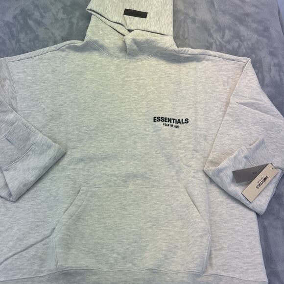 NWT Essentials Fear of God Hoodie Men’s M Gray Oversized Streetwear